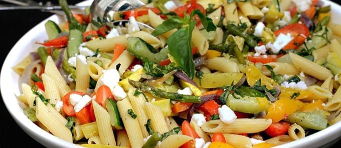 Penne Jardinera Pollo