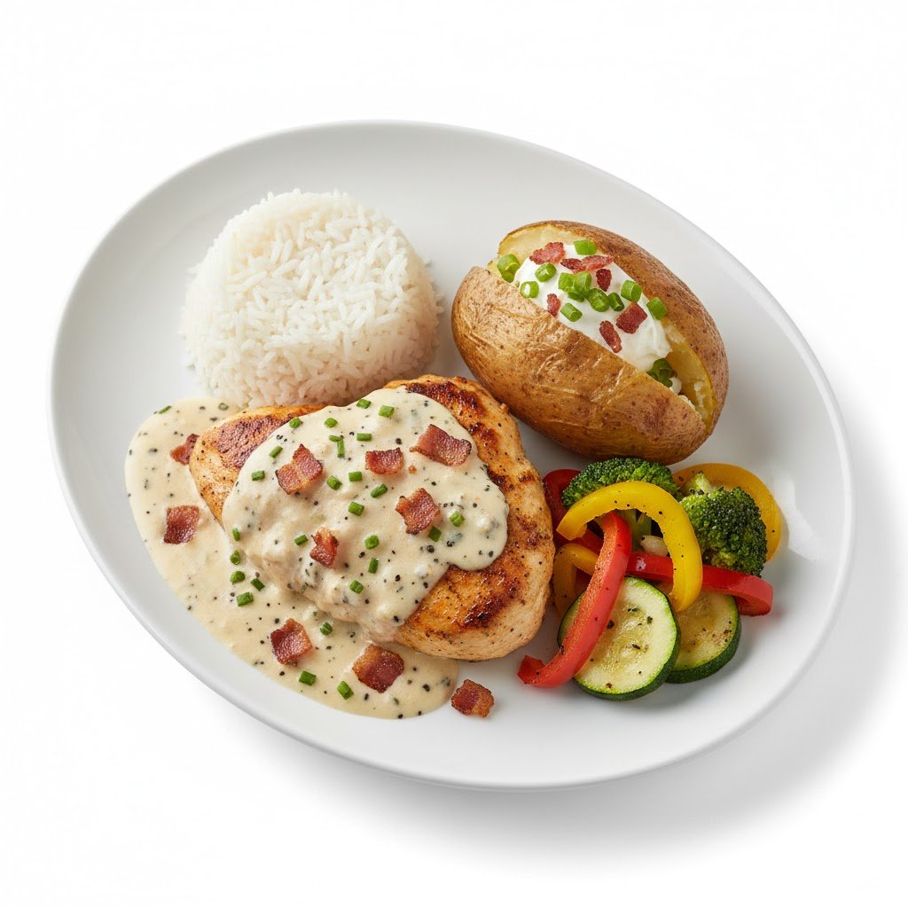 Pollo a la CremaCon Bacon