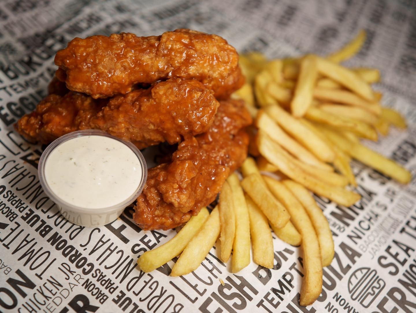 Chicken Fingers Bañados