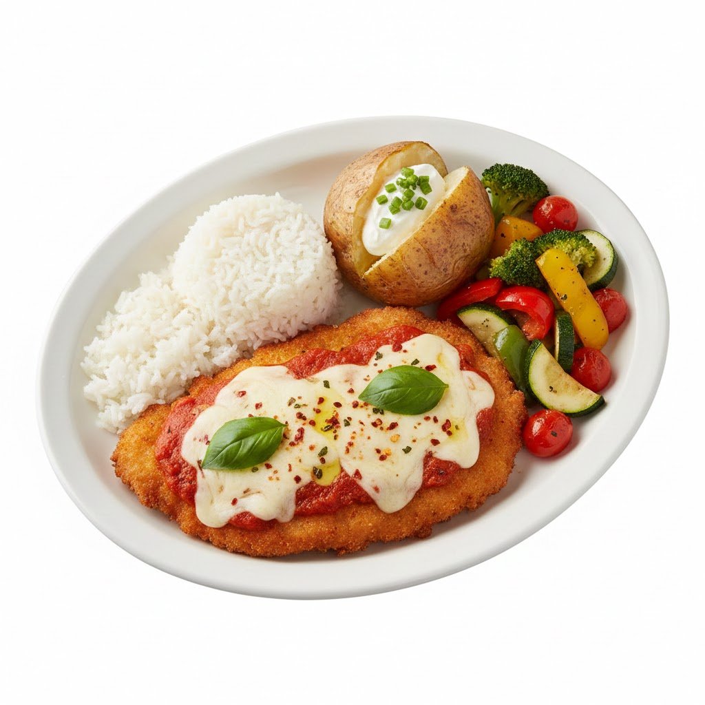 Milanesa Parmigiana de Pollo